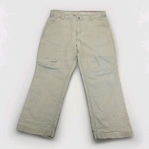 Vintage Carhartt Relaxed Fit Carpenter Pants 38X30(28L) Distressed‎ Workwear